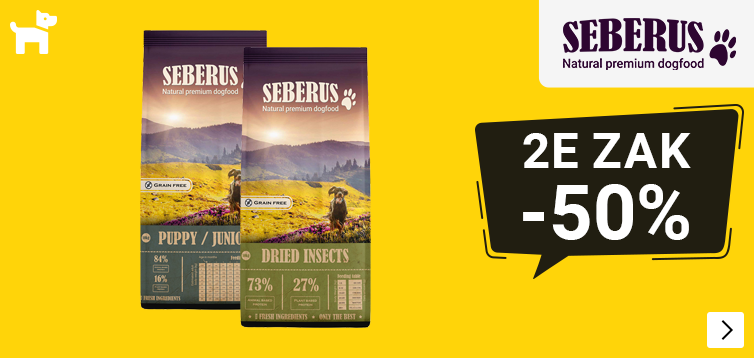 SEBERUS droogvoer 2e zak -50% korting DOG
